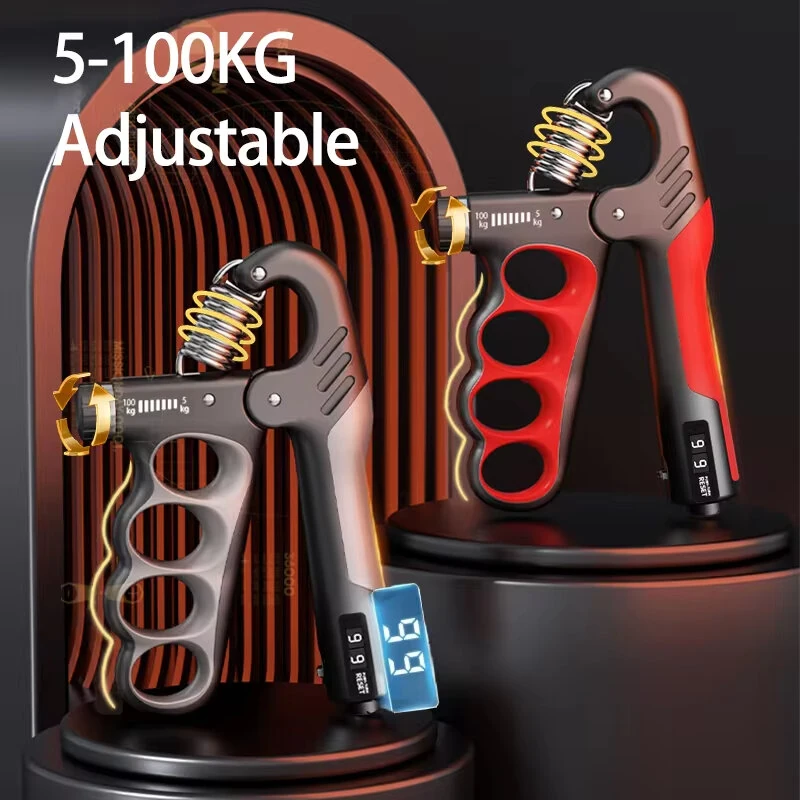 (image for) KALOAD 5-100kg Adjustable Grip Strength Gym Wrist Expander Hand Strengthener Muscle Recovery Hand Strength Exercise Equipment